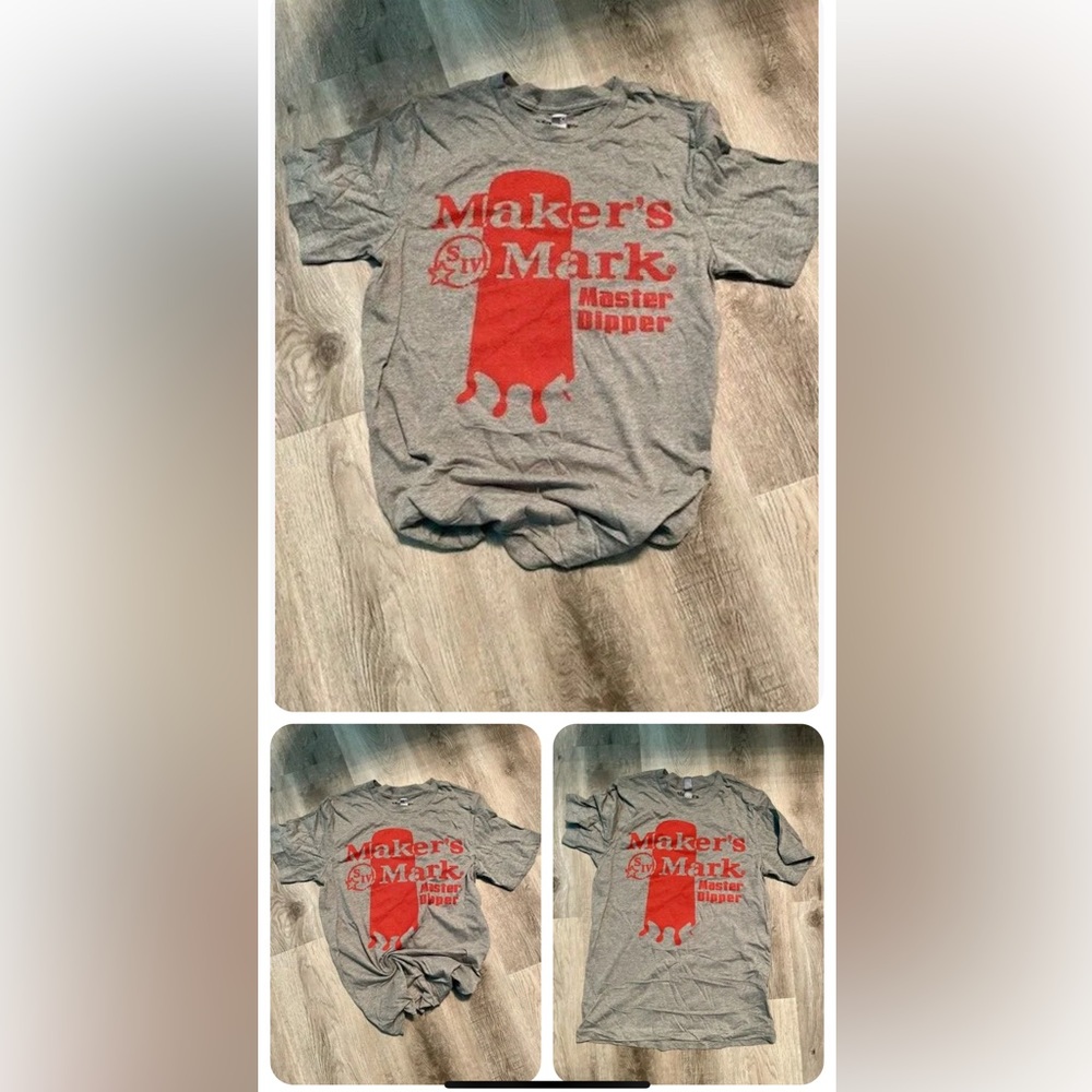 Maker’s Mark crew canvas brand t shirt